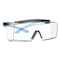 3M Safety Glasses, Scotchgard Anti-Fog Coating, Clear Lens, Blue Frame, Frameless 7100203198 - alternate 1